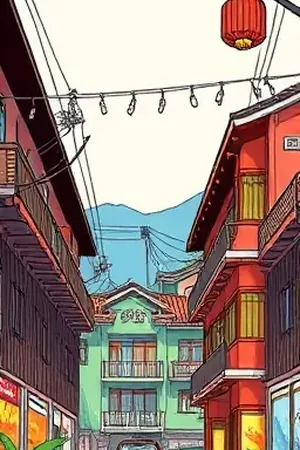 《海边邮局》封面:海边邮局的绿色邮筒