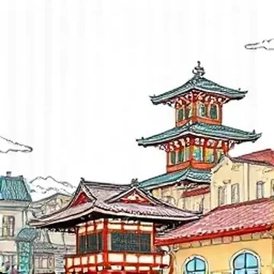 《风与旧书店》封面:旧书店木窗与风铃